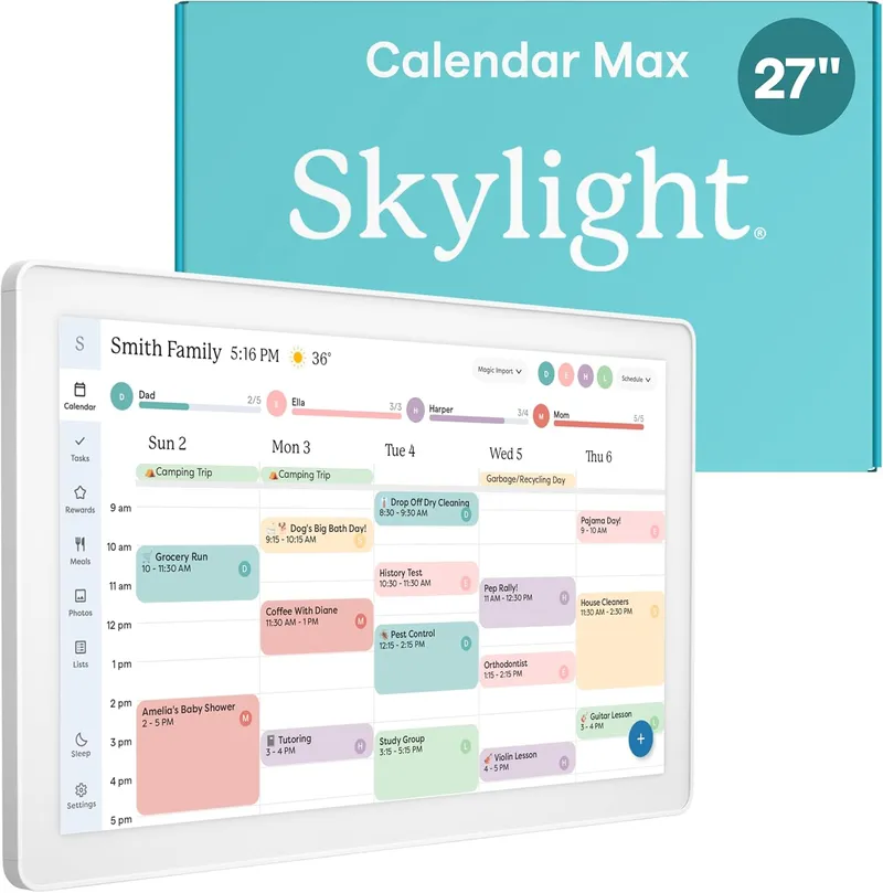 Skylight Calendar Max
